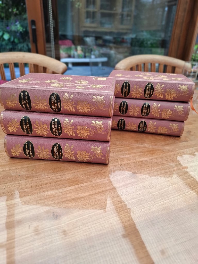 Collection de 6 livres François-René de Chateaubriand, Enlèvement, Utilisé