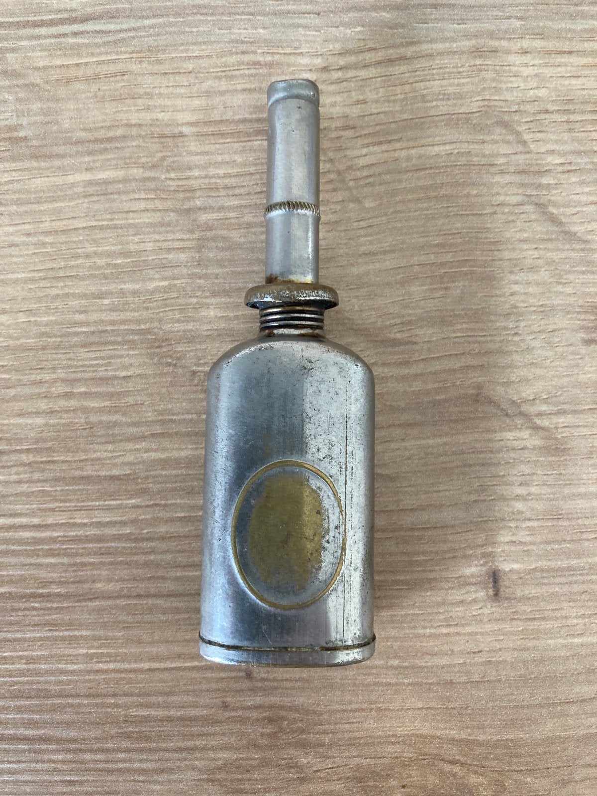 Antiek oliepotje kannetje olie USA wapen machine, Antiek en Kunst, Ophalen of Verzenden