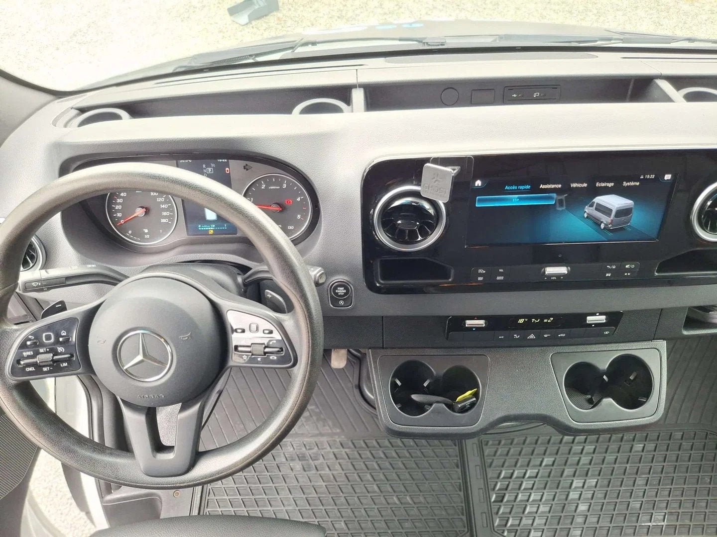 Mercedes-Benz Sprinter 314 Automatique (bj 2021), Automaat, USB, Gebruikt, Wit