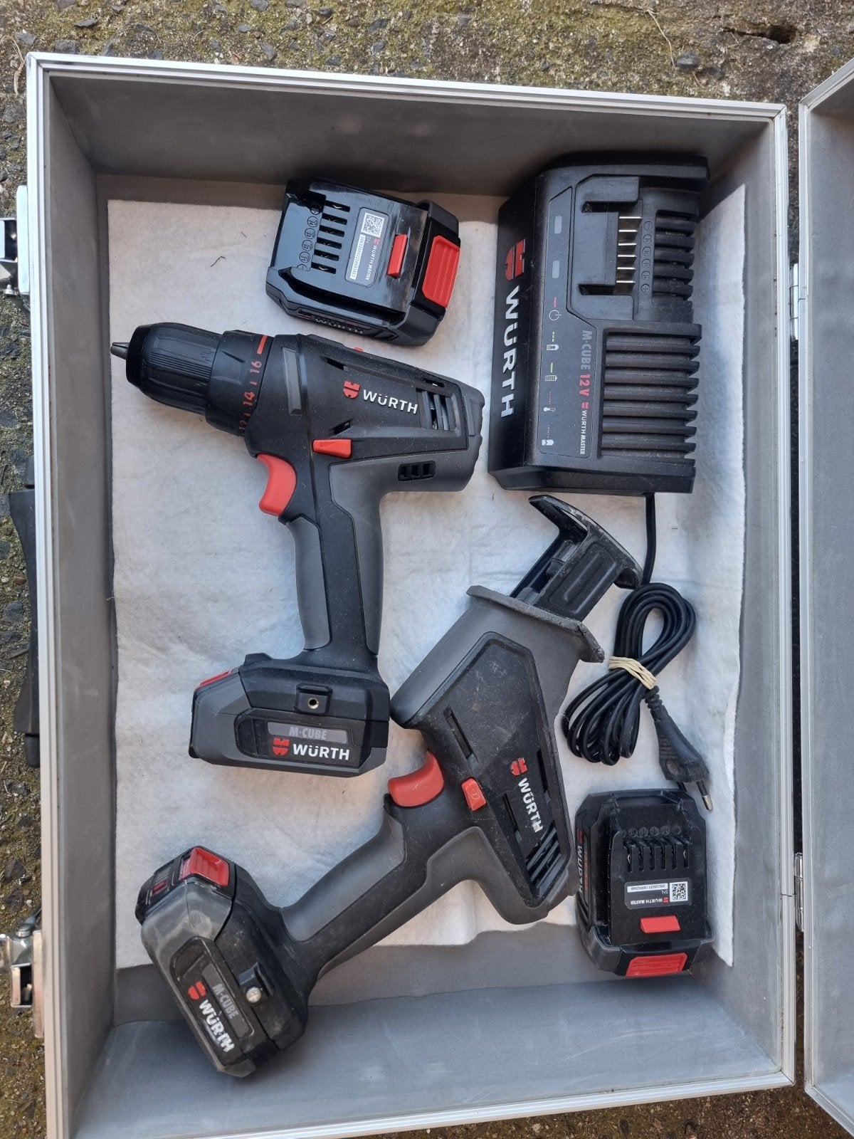 Set wurth 12V, Enlèvement