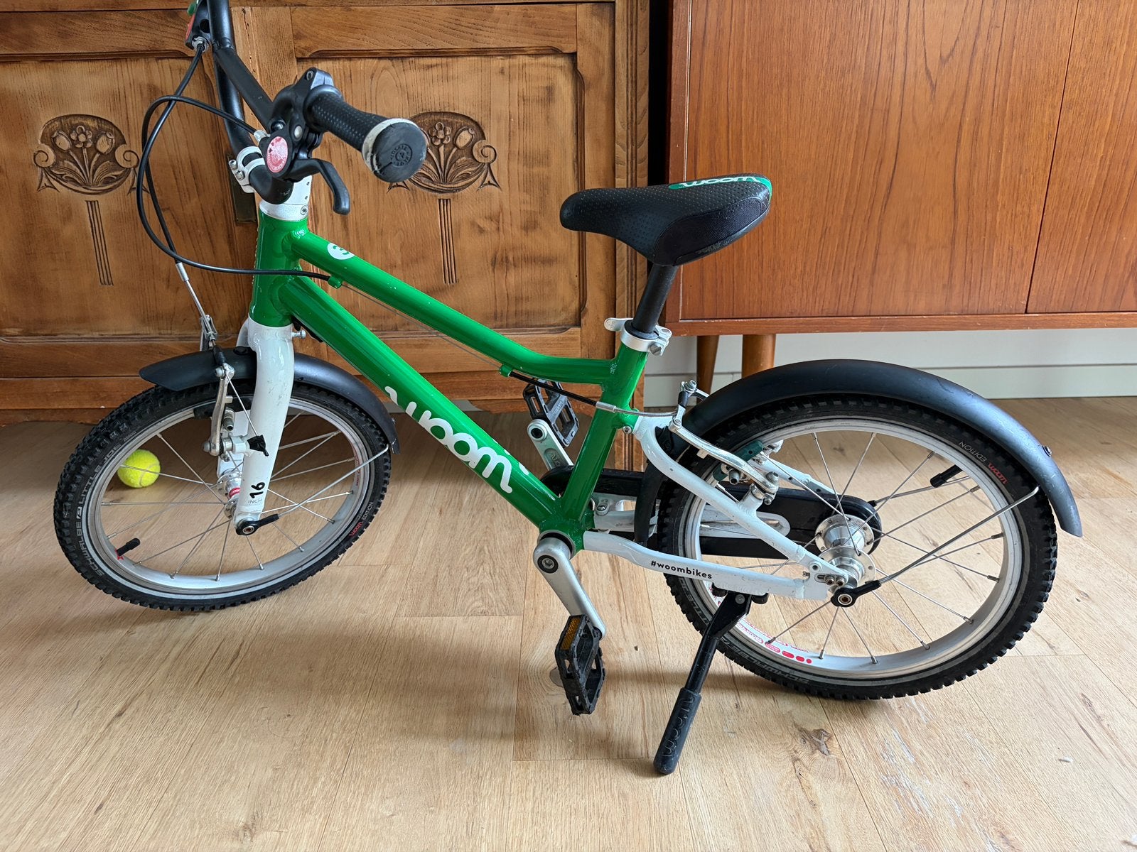 Woom 3 kinderfiets, Ophalen, Gebruikt, 16 tot 20 inch