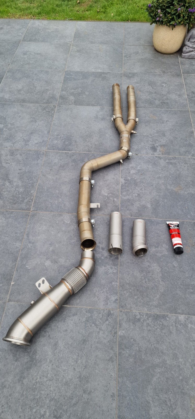 catless downpipe + opf delete midpipe m340i, Auto-onderdelen, Ophalen, Nieuw, BMW