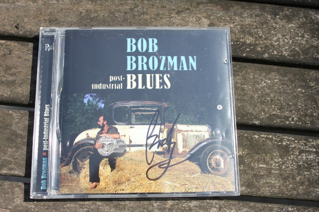 Bob Brozman: CD "Post Industrial Blues", Cd's en Dvd's, Cd's | Jazz en Blues, Ophalen of Verzenden, 1980 tot heden, Zo goed als nieuw