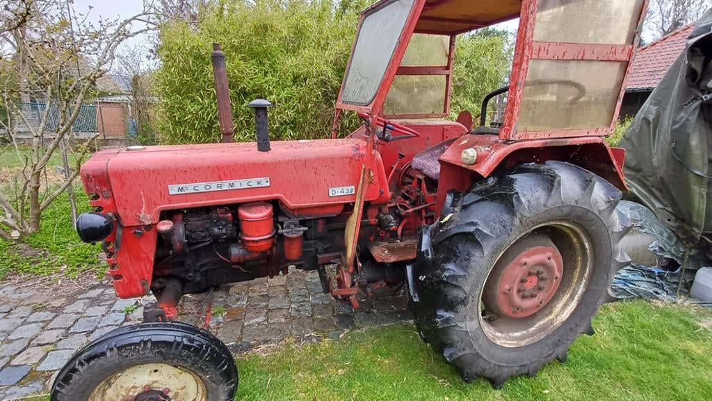 Mc cormick d439 farmall, Enlèvement