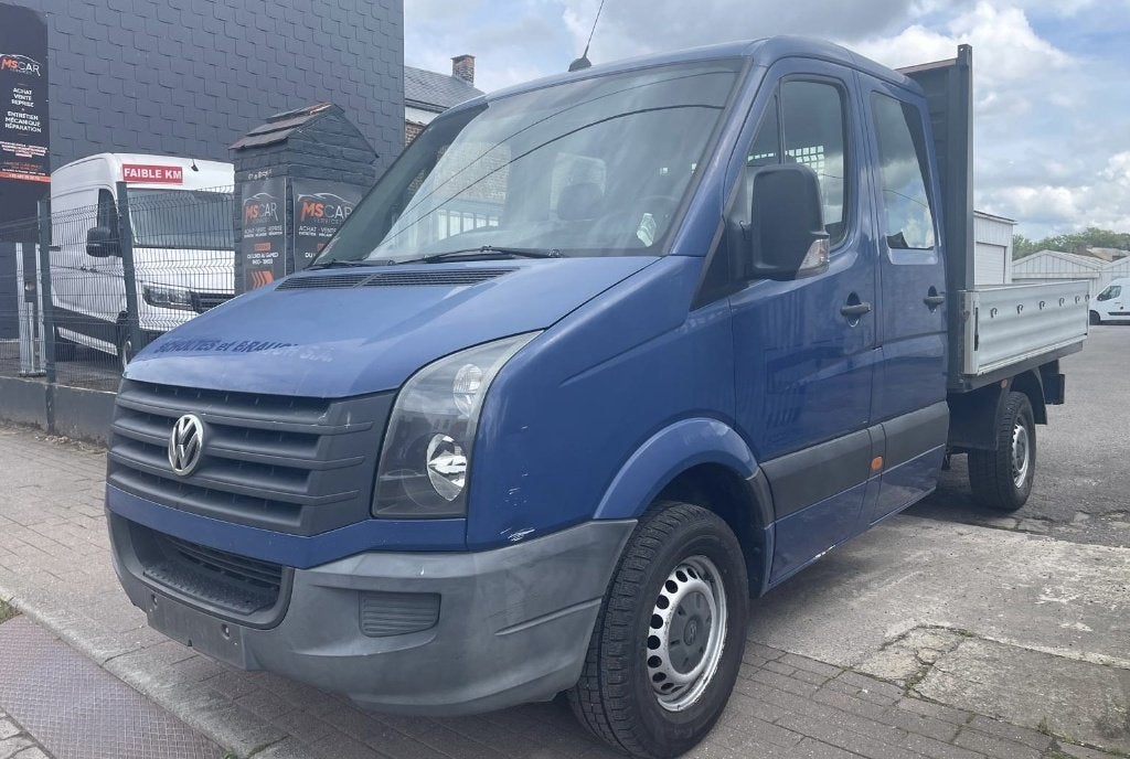 VW Crafter Camion Benne 2.0 TDi Double cabine 7 places, 100 kW, Euro 5, 4 portes, 7 places