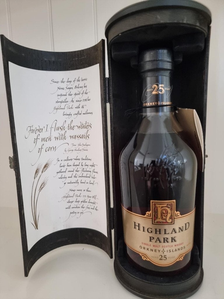 Highland Park 25 Years Old Single Malt scotch whisky 53,5%, Autres régions, Enlèvement ou Envoi, Pleine, Comme neuf