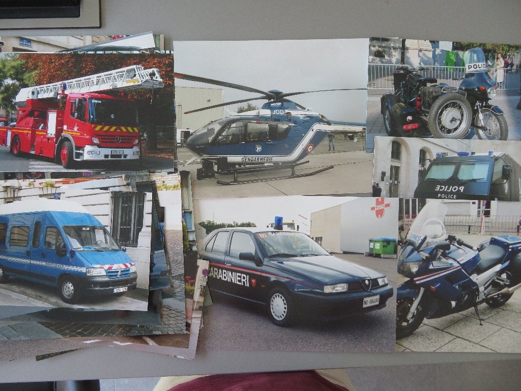 lot persfoto,s hulpdiensten en Politie internationaal, Verzamelen, Foto's en Prenten, Ophalen of Verzenden, Zo goed als nieuw