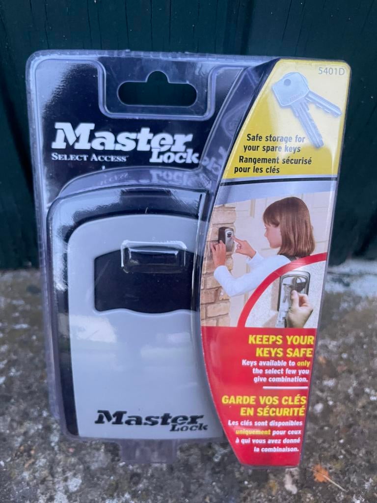 MasterLock sleutelkluis, Ophalen, Nieuw