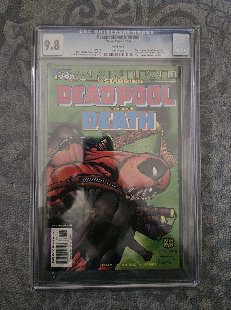 Deadpool Annual '98 CGC 9.8, Eén comic, Amerika, Nieuw, Ophalen of Verzenden