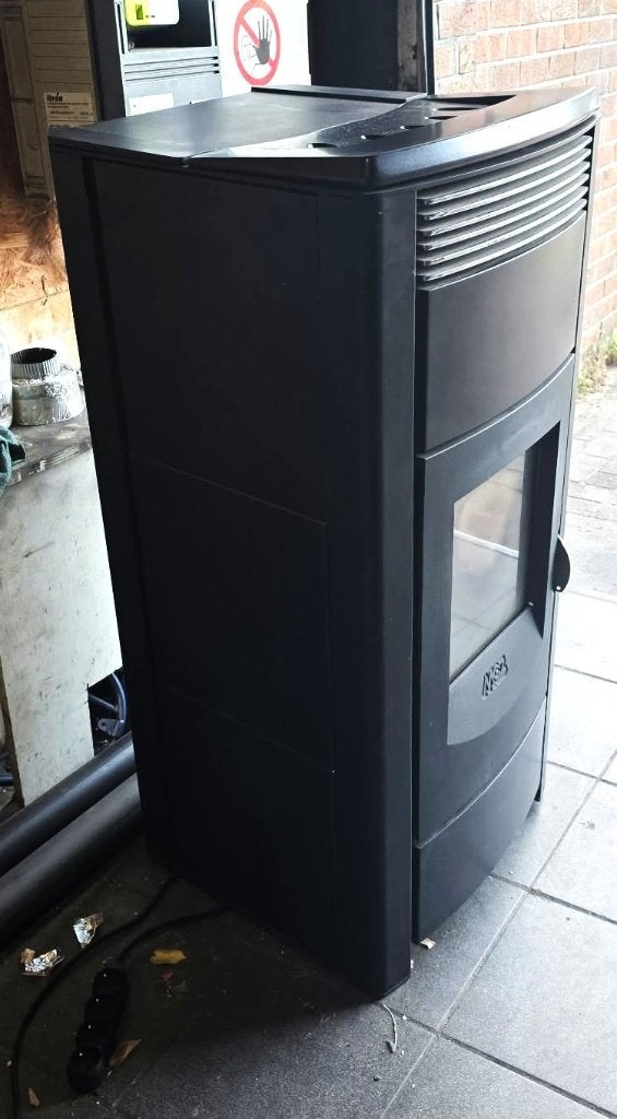 pelletkachel MCZ  polar/ nova multiair 11.5kw, Ophalen, Gebruikt, Overige brandstoffen, Pelletkachel