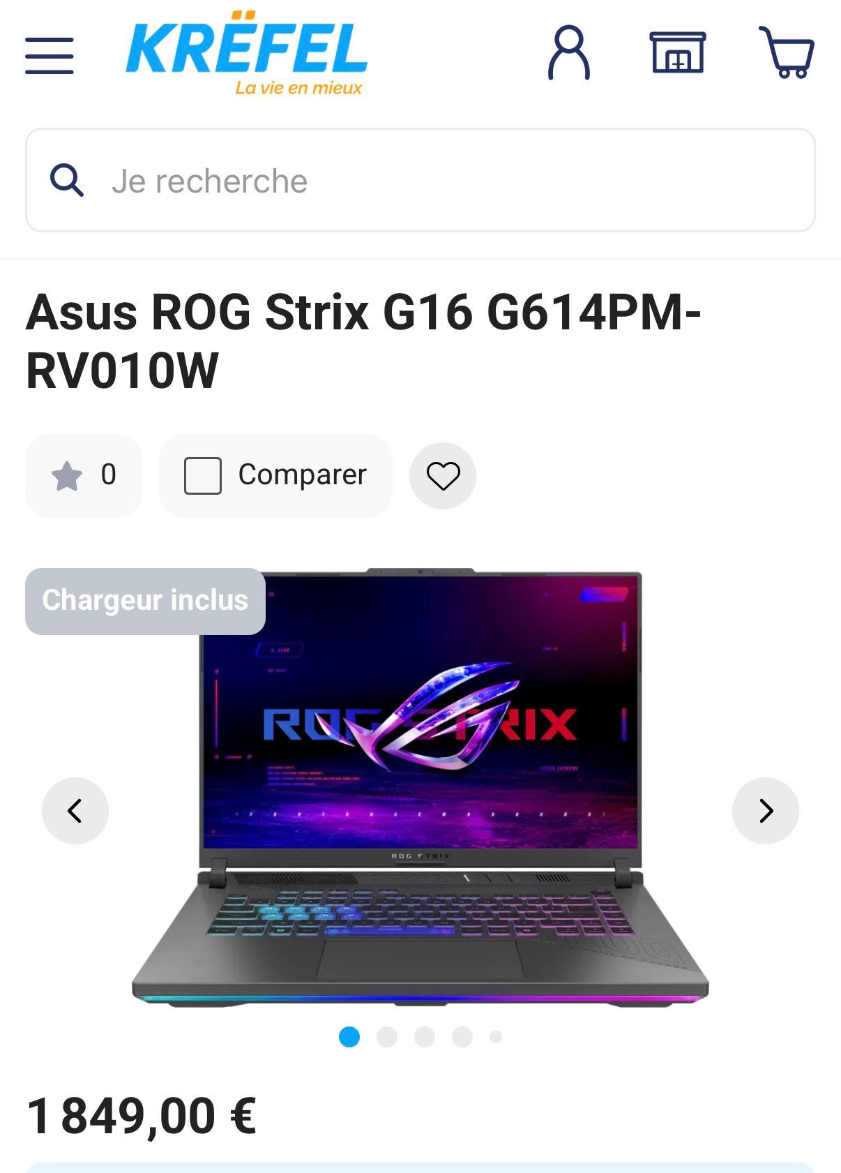 ASUS ROG Strix G16 (RTX 5060 / Ryzen 9) Facture & Garantie, Computers en Software, Windows Laptops, Zo goed als nieuw, 16 inch