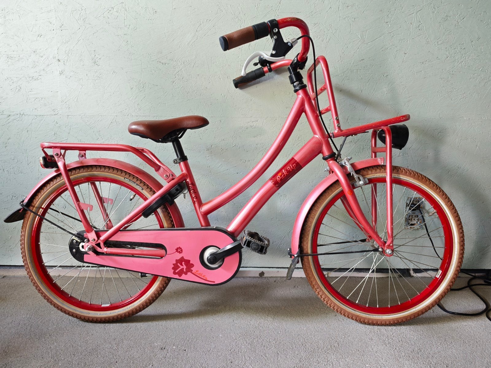 Meisjesfiets Loekie Pick-up Roze 20 inch, Fietsen en Brommers, Ophalen, Terugtraprem, Loekie, 20 inch