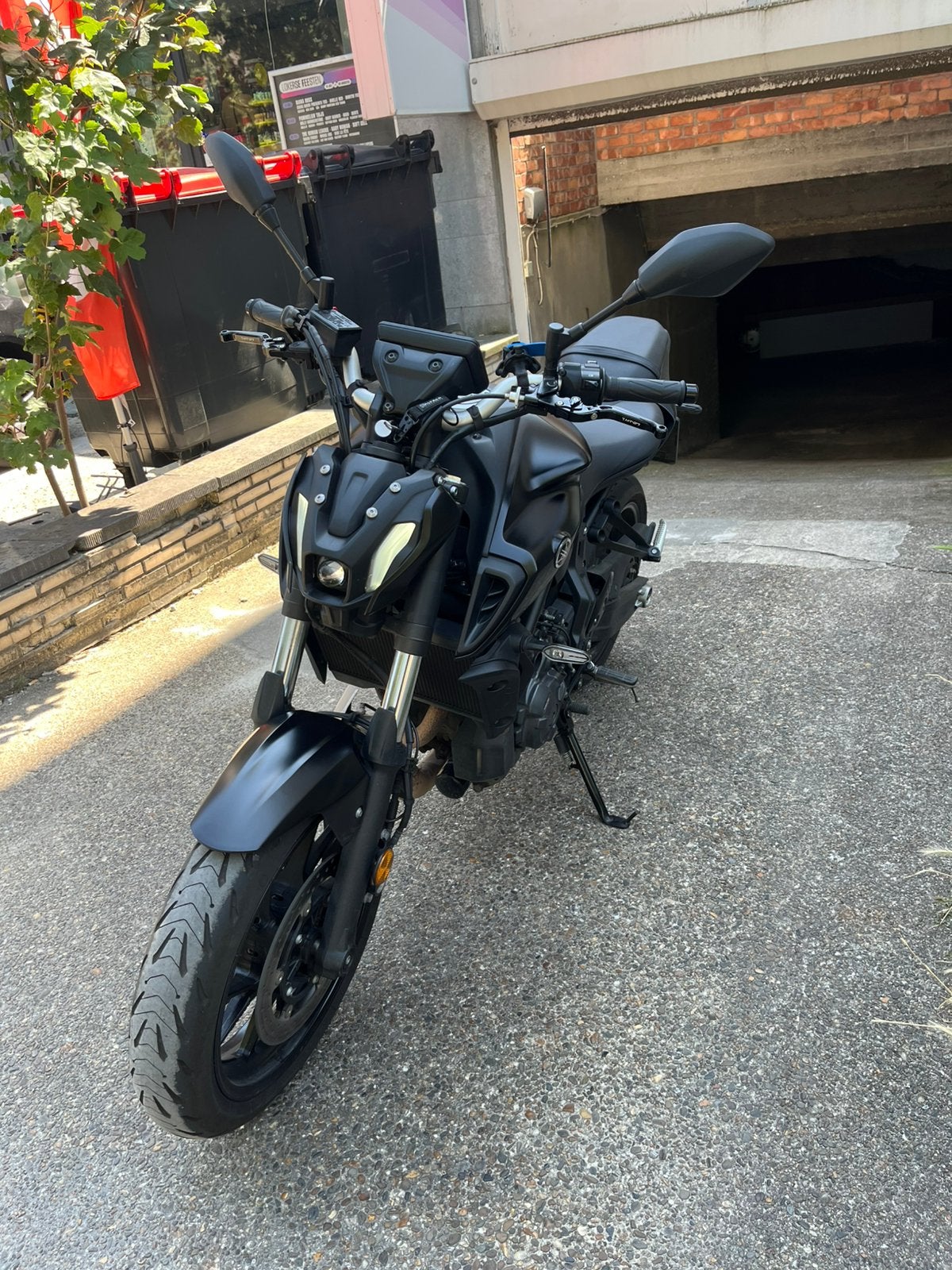 Yamaha mt07 fullpower 2024 met tft scherm op 10270km, Motos, Motos | Yamaha, Permis Moto A, Occasion, Plus de 35 kW, 2 cylindres