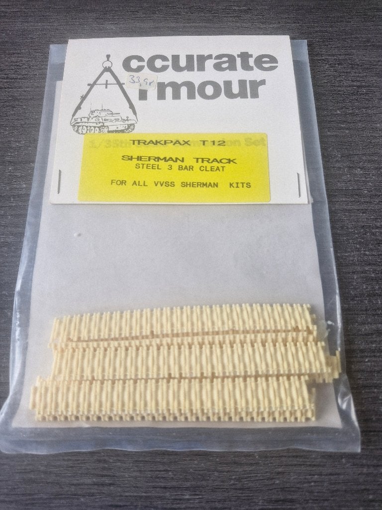 Accurate Armour 1/35 Sherman Track Steel 3 Bar Cleat, Overige merken, Tank, 1:32 tot 1:50, Nieuw