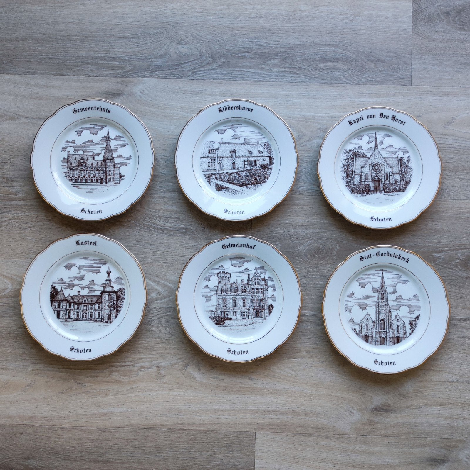 complete set Ebeling wandborden. Gelimiteerde uitgave 1985, Ophalen of Verzenden