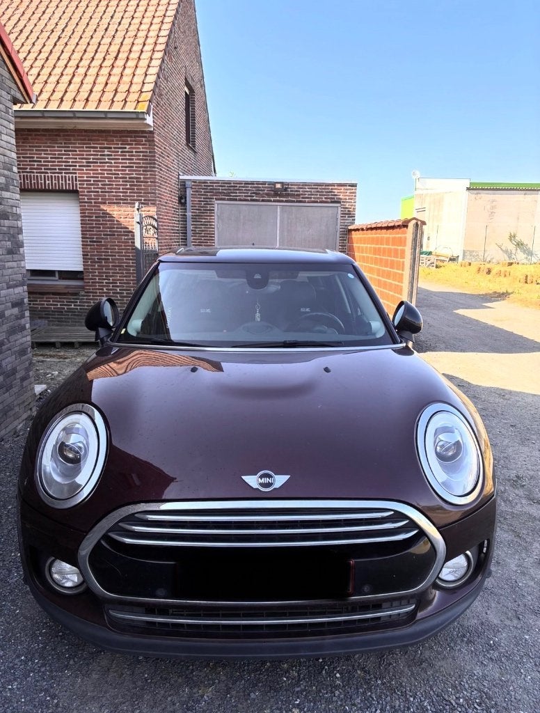 Minicooper automaat bj 2017 Bordeaux rood, Auto's, Mini, Leder, Break, Particulier, 6 deurs