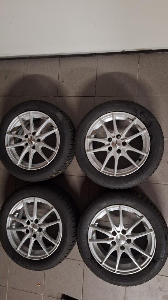 Sportieve 15 inch Inter Action aluminium velgen 5-gaats, Auto-onderdelen, Banden en Velgen, Ophalen, Gebruikt, 15 inch, Velg(en)