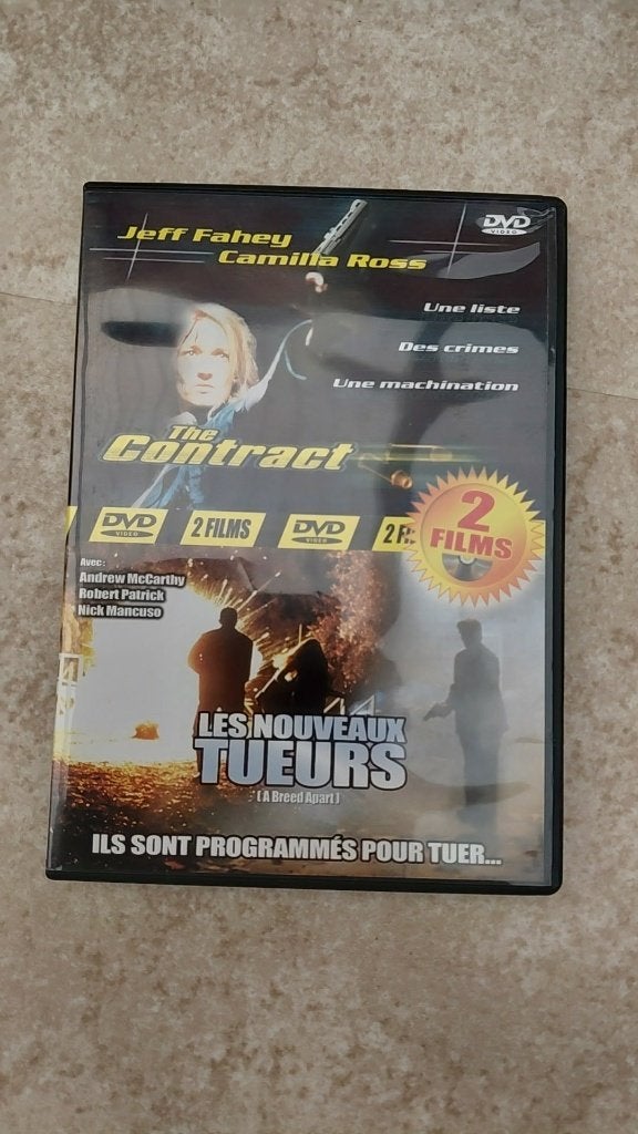 dvd 2 films: The contract/Les nouveaux tueurs, Ophalen, Gebruikt