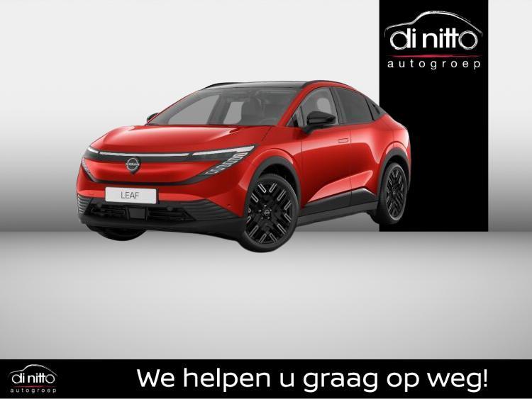 Nissan Leaf Evolve 75 kWh, Auto's, Stof, Te koop, Rood, BTW verrekenbaar