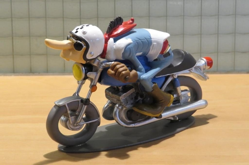 Joe Bar Kevin Laburne Yamaha 125 AS3 1:18 jb126, Collections, Statues & Figurines, Enlèvement ou Envoi, Neuf, Autres types