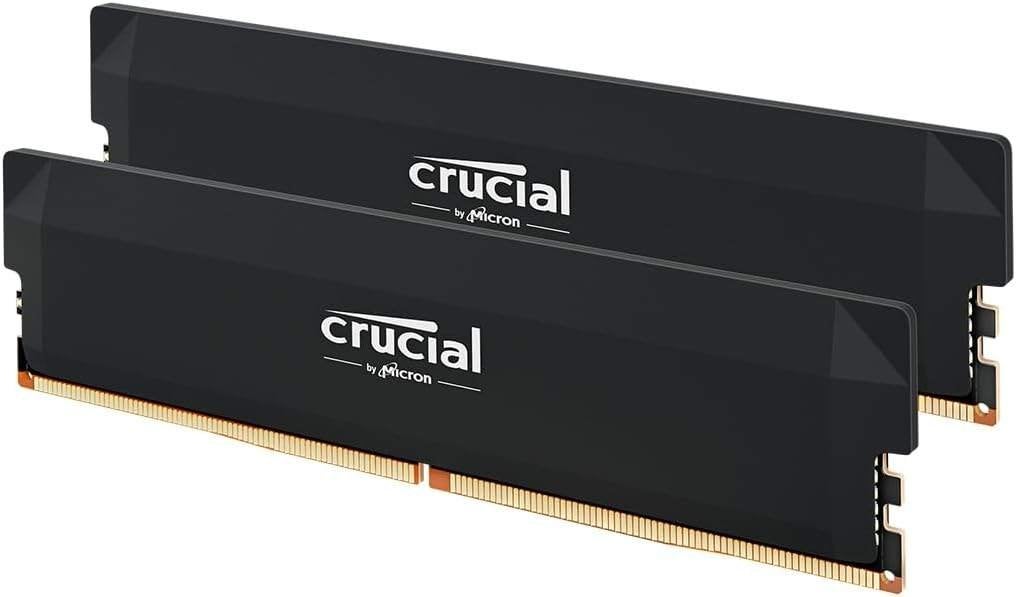 Crucial Pro RAM geheugen kit 64GB 6000MHz (2x32GB) nieuw, Computers en Software, RAM geheugen, Nieuw, Ophalen of Verzenden, Desktop