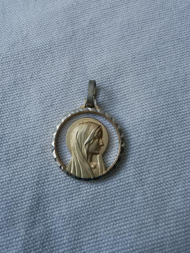 Maria hanger medalie medaille Lourdes, Ophalen of Verzenden