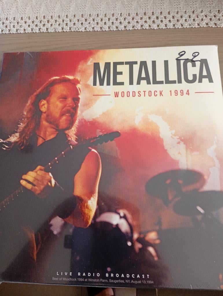 Metallica - Woodstock 1994, Cd's en Dvd's, Vinyl | Hardrock en Metal, Ophalen of Verzenden, 1990 - 1999, Nieuw in verpakking, 12 inch