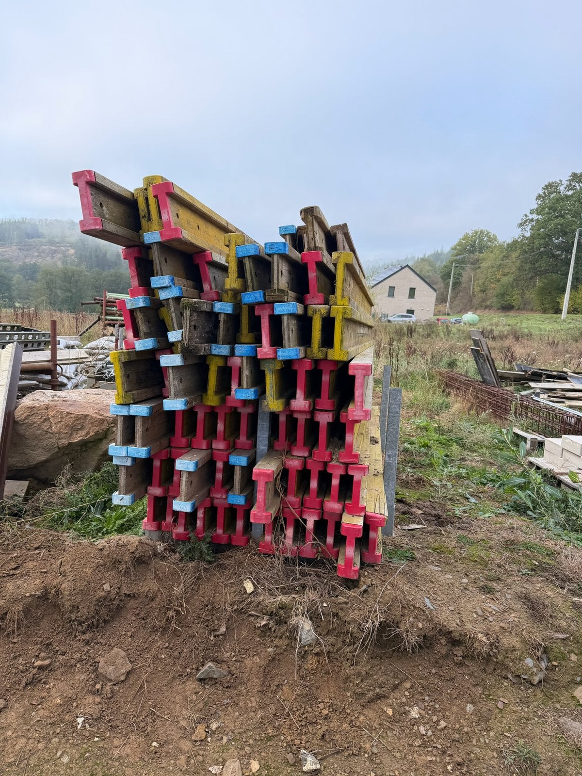 Doka H20 systeembalken 80 stuks, Doe-het-zelf en Bouw, Ophalen, Gebruikt, Grenen, 300 cm of meer