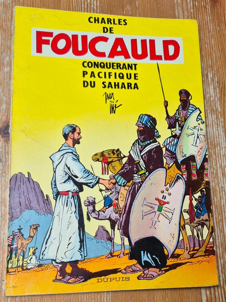 Charles de Foucauld EO 1961 Jijé Dupuis Jerry Spring Spirou, Boeken, Stripverhalen, Gelezen, Eén stripboek, Ophalen of Verzenden