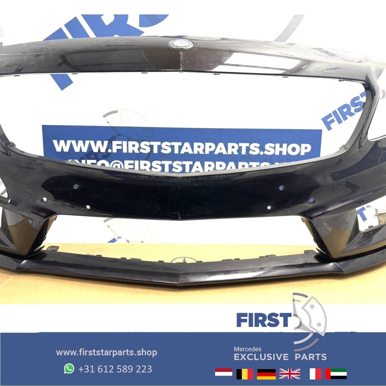 W176 BUMPER A45 AMG VOORBUMPER ORIGINEEL Mercedes A Klasse 2, Gebruikt, -, Voor, Ophalen of Verzenden