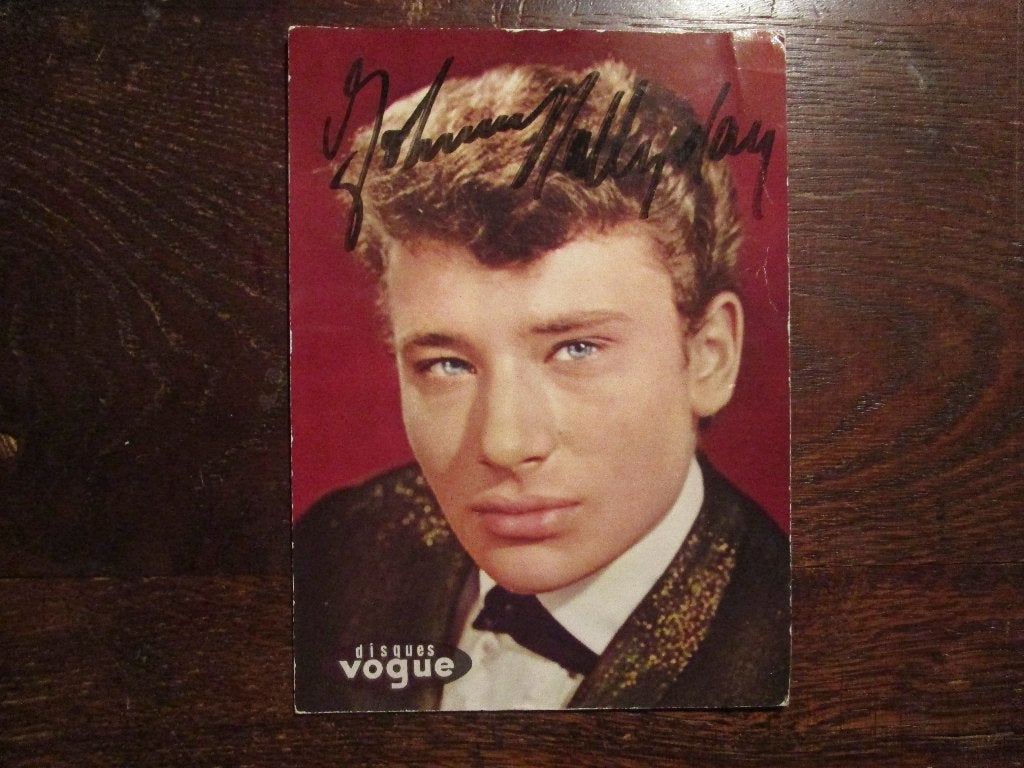 Johnny Hallyday : Carte Postale Vogue, Collections, Enlèvement ou Envoi, 1960 à 1980, Non affranchie, Musique
