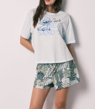 Pyjama STITCH haut couleur vert S au XL neuf étiqueté, Kleding | Dames, Homewear, Ophalen of Verzenden, Nieuw, Groen