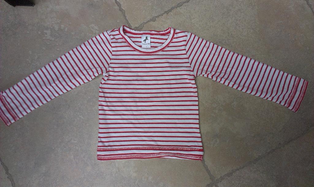 Nieuwe streepjes longsleeve mt 116, Kinderen en Baby's, Kinderkleding | Maat 116, Ophalen of Verzenden, Nieuw, Meisje, Shirt of Longsleeve