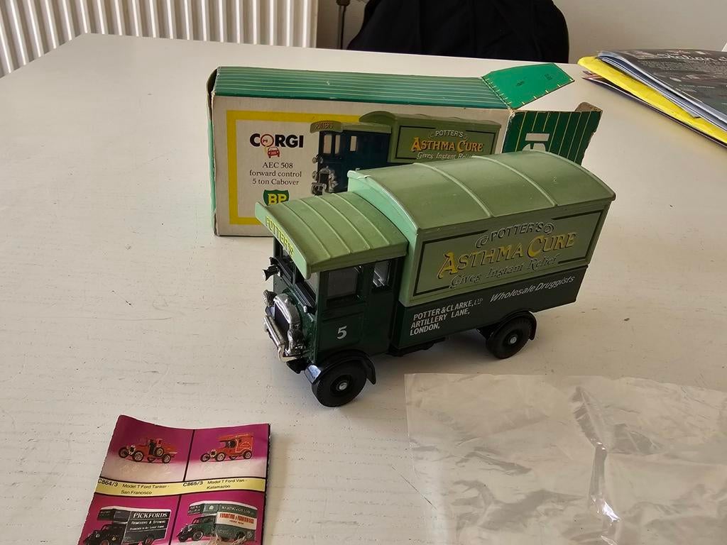 Fret miniature Corgi AEC 508 à commande avancée avec cabine, Enlèvement ou Envoi, Corgi