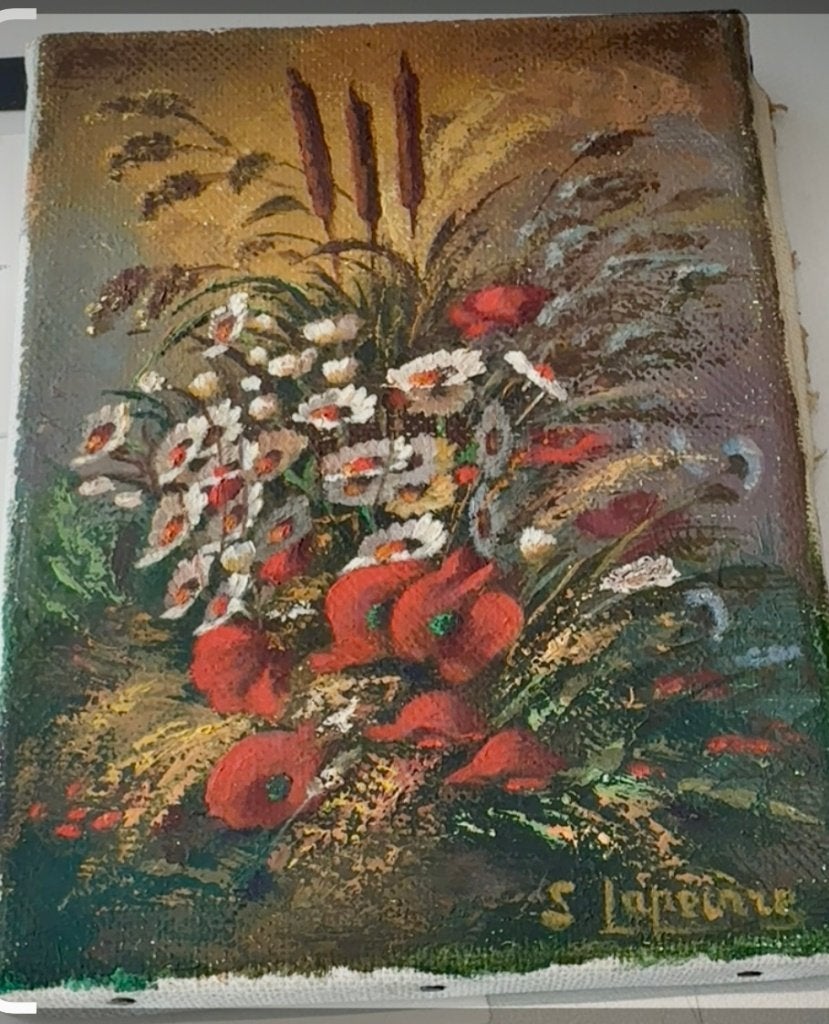 Schilderij S. Lapeirre, Ophalen