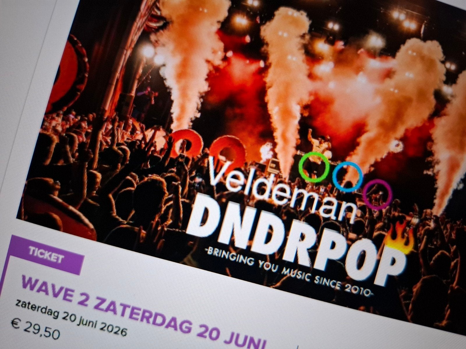 Ticket Denderpop