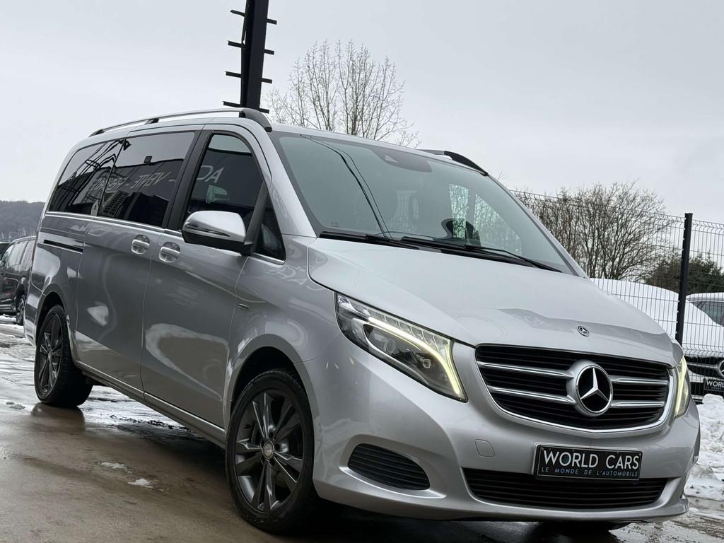 Mercedes-Benz V-Klasse 220 d AVANTGARDE DOUBLE CAB TVAC*BTWI, Cuir, Argent ou Gris, Euro 6, Entreprise