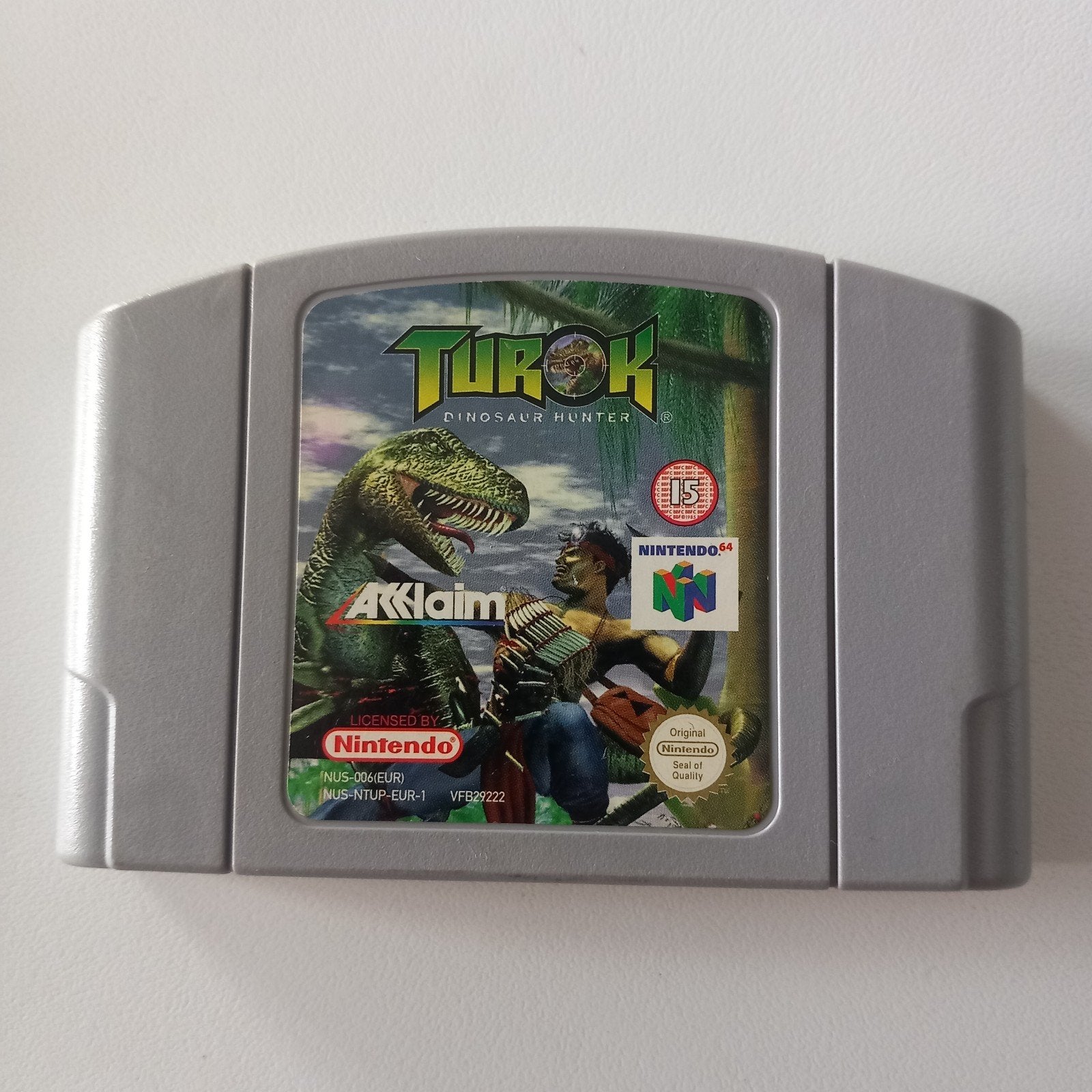 Chasseur de dinosaures Turok sur Nintendo 64, Consoles de jeu & Jeux vidéo, Enlèvement ou Envoi
