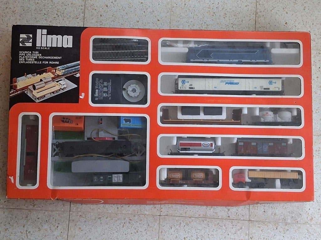 LIMA Set Tube losplatform (+loco 67001), Hobby en Vrije tijd, Ophalen of Verzenden, Gebruikt, Treinset, Lima