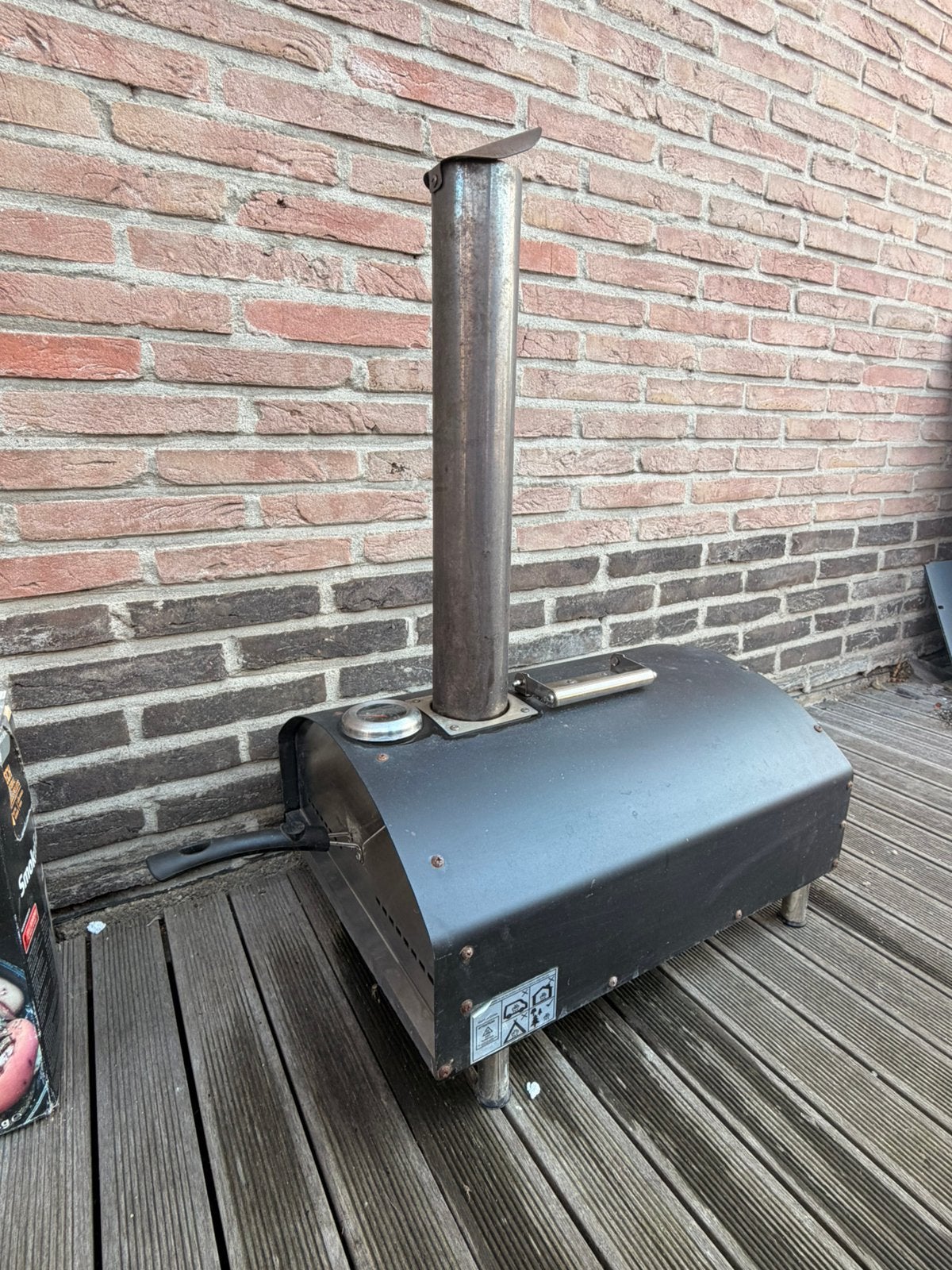 Buiten pizzaoven met pellets, Ophalen, Gebruikt