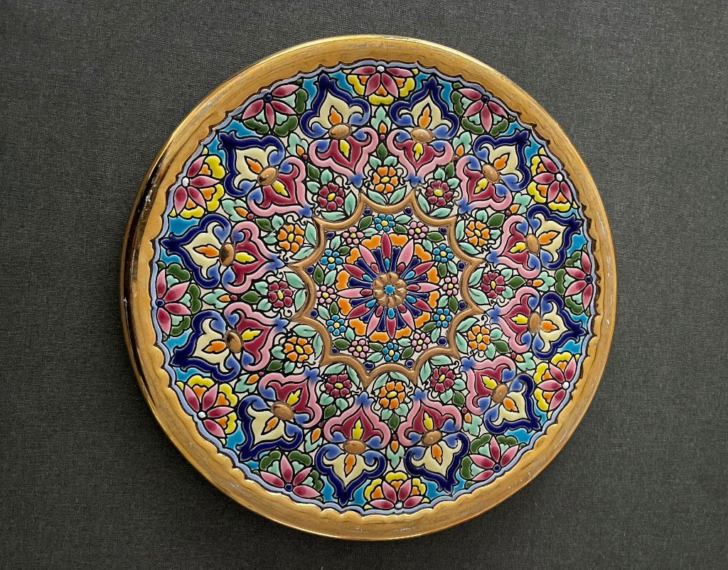 Mooie decoratieve schaal, Huis en Inrichting, Ophalen, Gebruikt, Porselein of Keramiek, Schaal