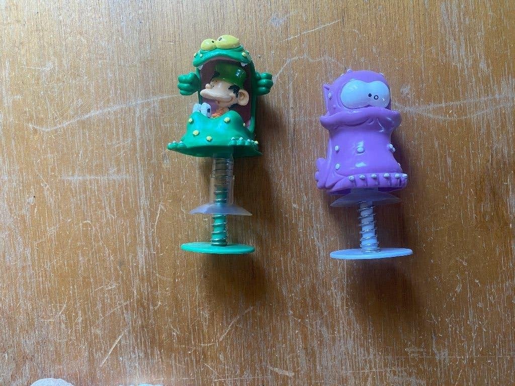 2 Figurines Kid Paddle, Collections, Enlèvement ou Envoi, Autres personnages, Utilisé, Statue ou Figurine