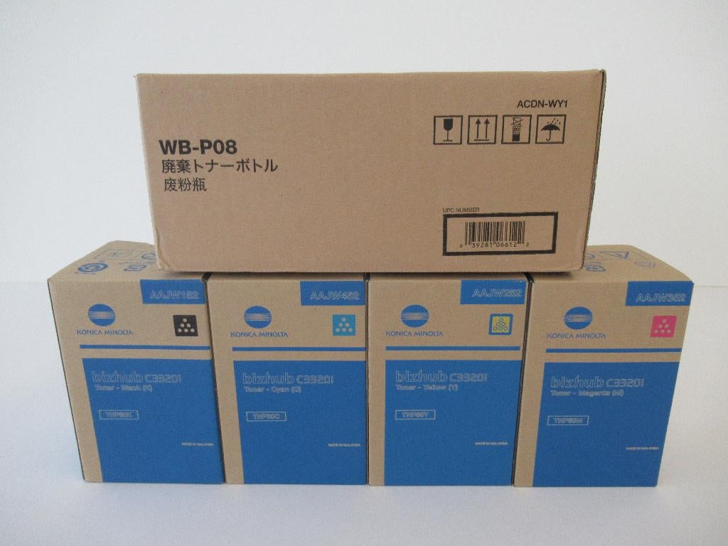 Diverse originele Konica Minolta Bizhub toners en toebehoren, Informatique & Logiciels, Enlèvement ou Envoi, Neuf, Toner, Konica Minolta