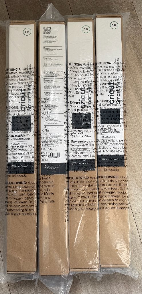 Cricut Venture-Smart Vinyl permanent noir-lot de 4-Neuf, Enlèvement, Neuf, Cricut