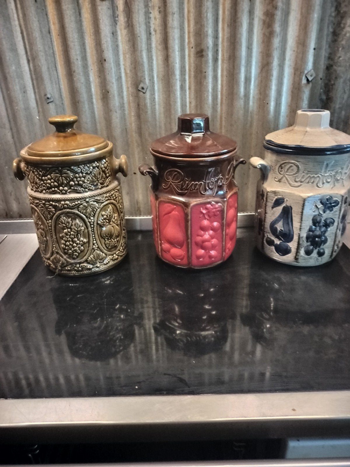 3xrumtopf West germany, Antiek en Kunst, Ophalen