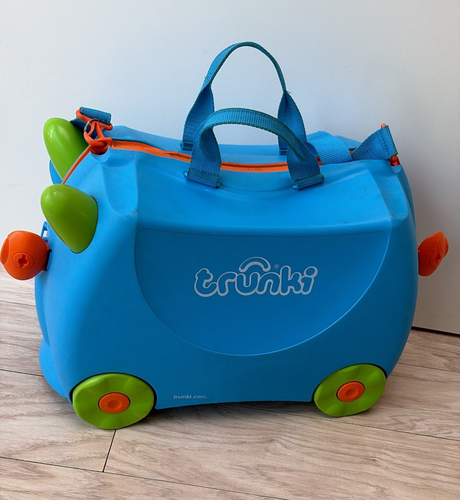 Originele Trunki "Terrance" Kinderkoffer (Blauw), Ophalen, Gebruikt