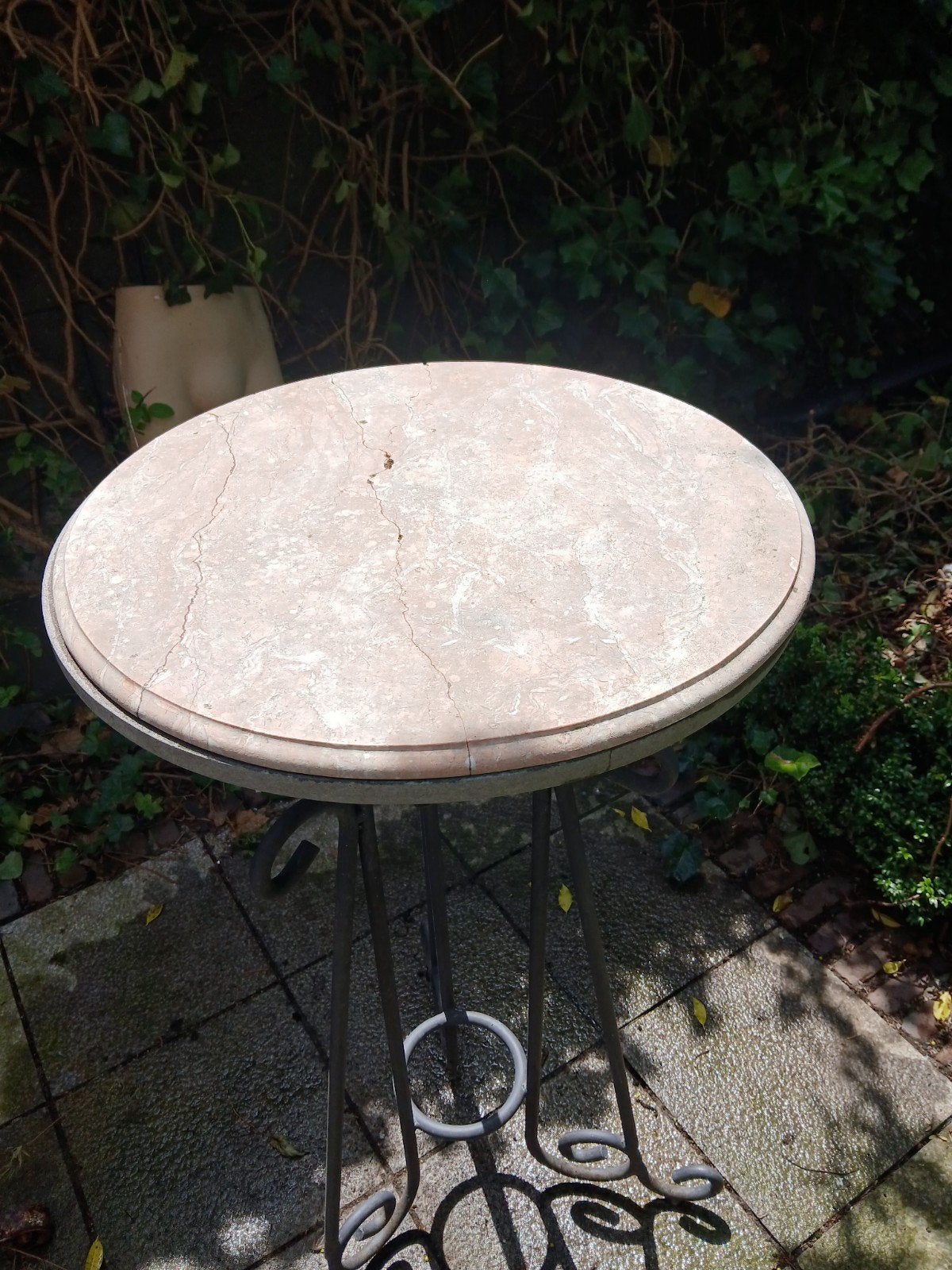 Table haute de jardin 110cm, Enlèvement, Utilisé