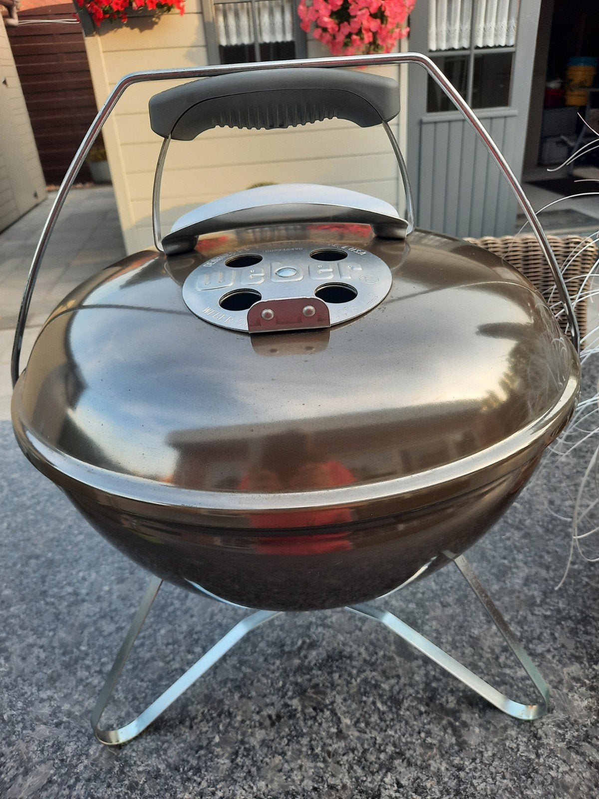 Tafel barbecue Weber, Tuin en Terras, Ophalen