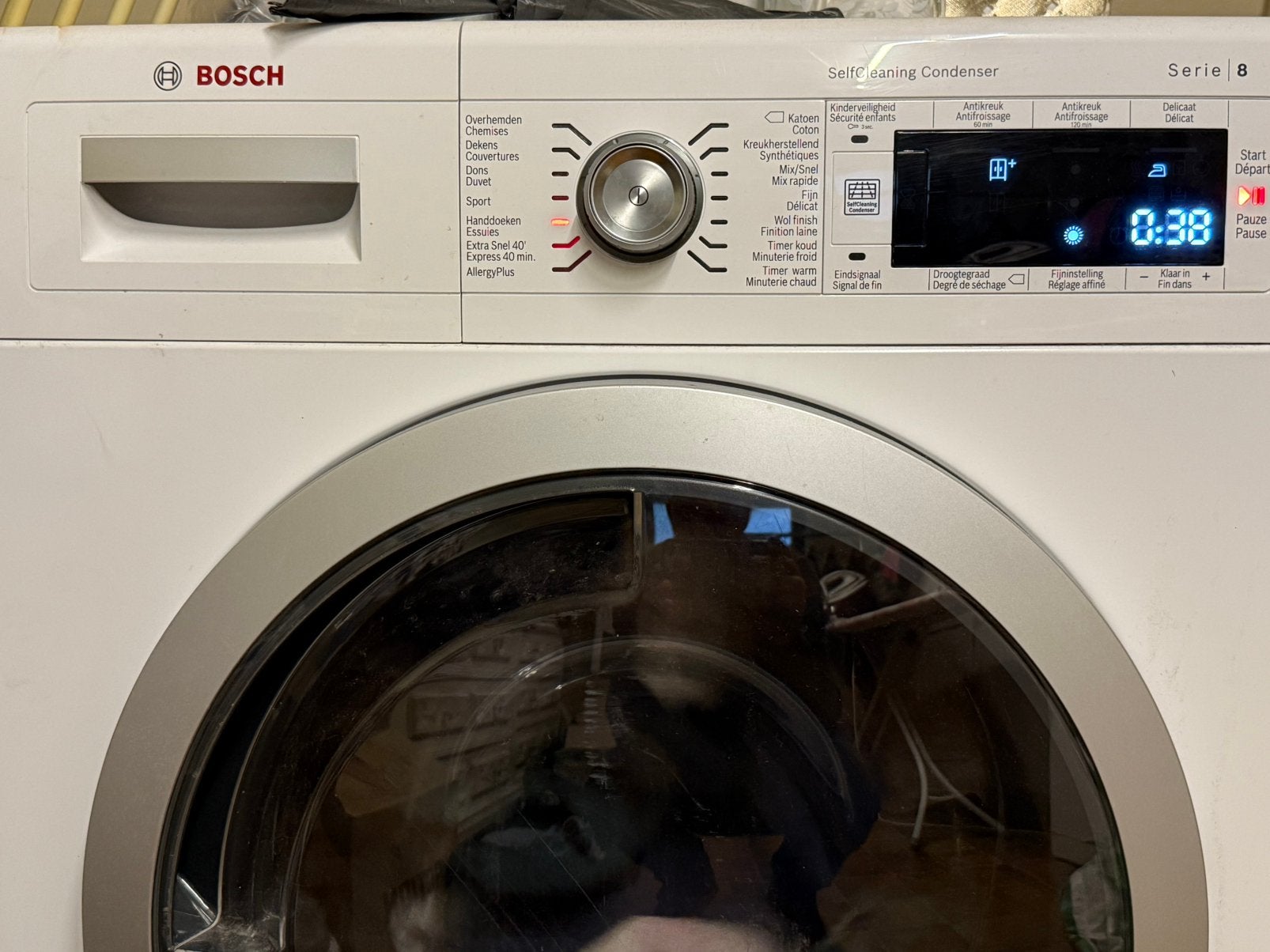 Condensdroogkast Bosch Serie 8 + wasmachine Whilpool, Electroménager, Enlèvement, Comme neuf