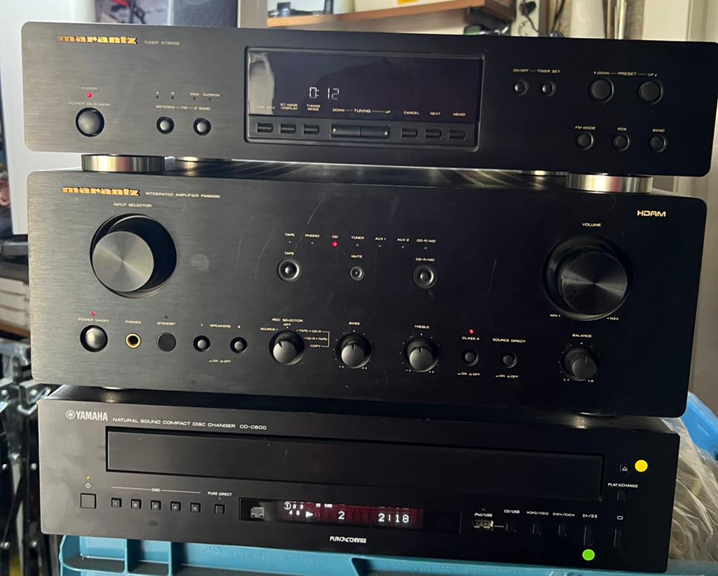 Marantz stereo met Yamaha cd speler met Dali Piano Noble, Audio, Tv en Foto, Stereoketens, Ophalen, Zo goed als nieuw